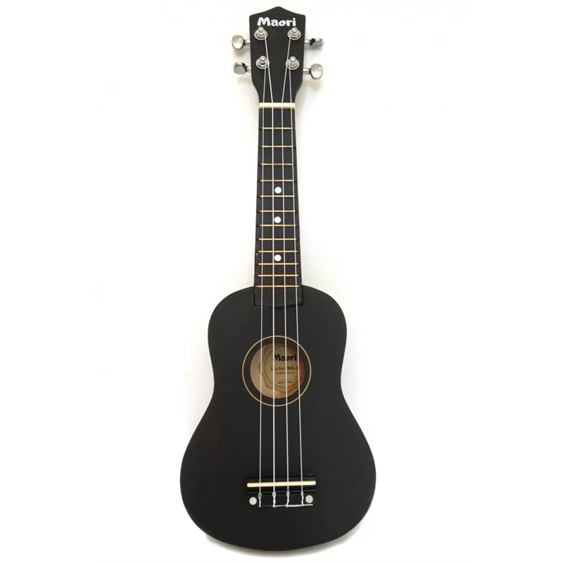 UKULELE MAORI SOPRANO WK-4 BLACK - MAORI