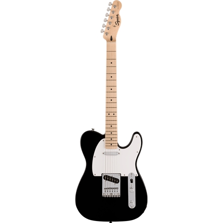 GUIT ELECT FENDER SQ SONIC TELE MN WPG BLK - FENDER