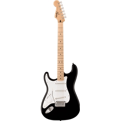 GUIT ELECT FENDER SQ SONIC STRAT LH MN BLK - 373162506
