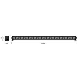 BARRA LED AUDIBAX 243 RGB PIXEL LED BAR 24 x 3W LED RGB - AUDIBAX