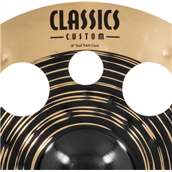 PRATO MEINL CLASSICS CUSTOM DUAL 18 TRASH CRASH - MEINL