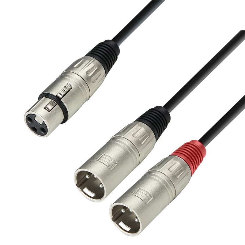 CABO ADAM HALL 2 XLR M / XLR F K3YFMM0100 - ADAM HALL