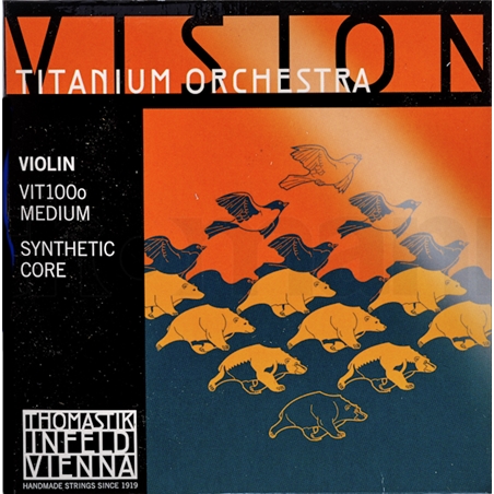 JOGO CORDAS THOMASTIK VIT-100o VISION TITANIUM - THOMASTIK
