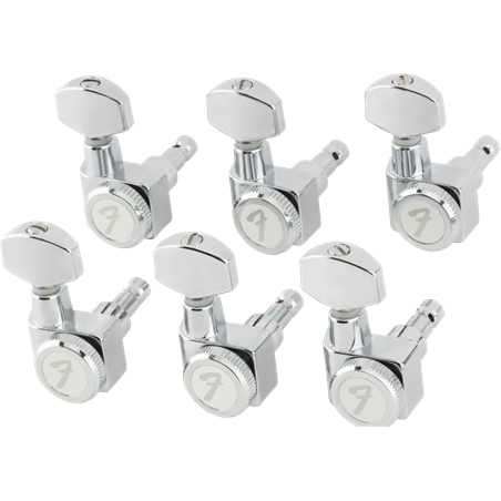 JOGO CARRILHÕES FENDER LOCKING TUNERS CHROME ALL SHORT - FENDER