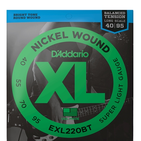 JOGO CORDAS BX D ADDARIO EXL-220BT - D´ADDARIO