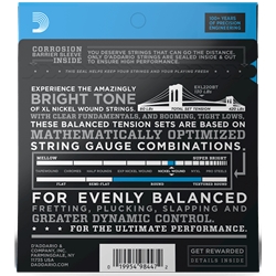 JOGO CORDAS BX D ADDARIO EXL-220BT - D´ADDARIO