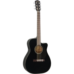 GUIT ELECT ACUST FENDER CC-60SCE BLK WN - FENDER
