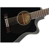 GUIT ELECT ACUST FENDER CC-60SCE BLK WN - FENDER
