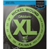 JOGO CORDAS BX D ADDARIO EXL-165-5 - D´ADDARIO