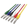 CABO AUDIBAX COLOUR CABLE PATCH JACK ST/JACK ST 0.6MT - AUDIBAX