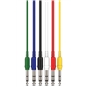 CABO AUDIBAX COLOUR CABLE PATCH JACK ST/JACK ST 0.6MT - AUDIBAX