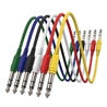 CABO AUDIBAX COLOUR CABLE PATCH JACK ST/JACK ST 0.6MT - AUDIBAX