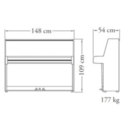 PIANO YAMAHA B1 SC3 PE SILENT - YAMAHA