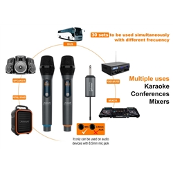 SISTEMA AUDIBAX MISSOURI FREE HAND DUAL UHF - AUDIBAX