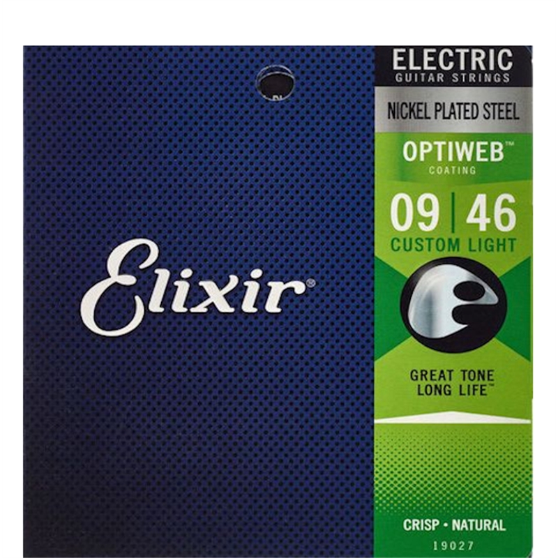 JOGO CORDAS ELIXIR CUSTOM LIGHT 9/46 OPTIWEB - ELIXIR