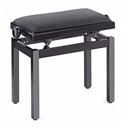 BANCO PIANO STAGG PB-39BKP SBK PRETO POLIDO - STAGG