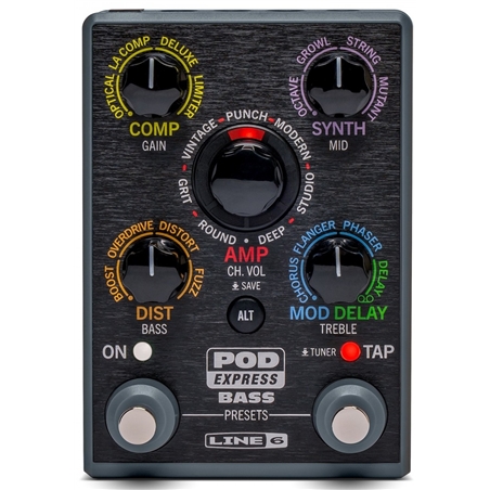 PEDALEIRA LINE 6 POD EXPRESS BASS - LINE 6