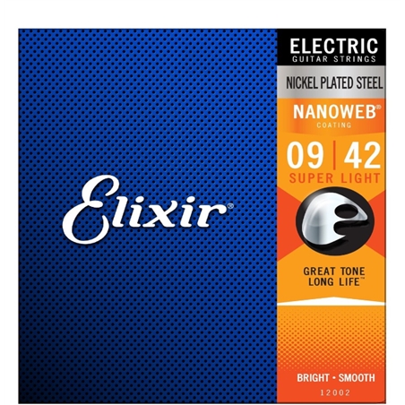 JOGO CORDAS ELIXIR LIGHT 9/42 NANOWEB - ELIXIR