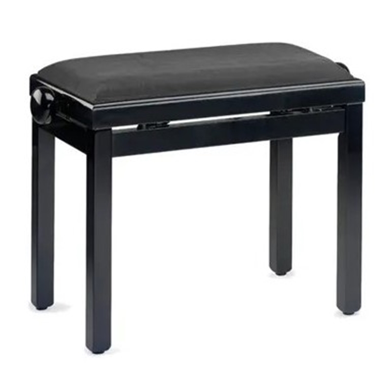 BANCO PIANO STAGG PB-39BKP VBK PRETO POLIDO - STAGG