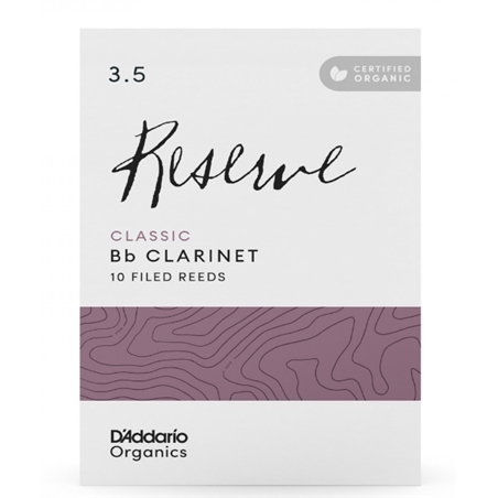 PALH D ADDARIO RESERVE CLASSIC ORGANIC CLARINETE 3.5 CX 10UN - D´ADDARIO