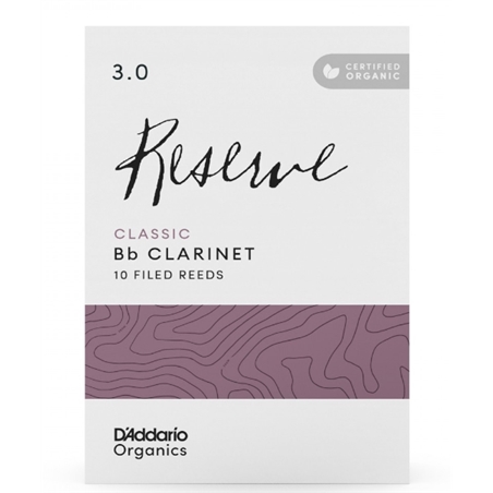 PALH D ADDARIO RESERVE CLASSIC ORGANIC CLARINETE 3 CX 10UN - D´ADDARIO