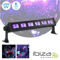 BARRA DE LEDS UV IBIZA LUZ NEGRA LED-UVBAR6 - IBIZA