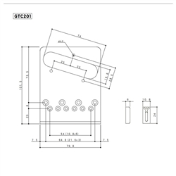 PONTE GUIT GOTOH GTC-201 C TELE - GOTOH