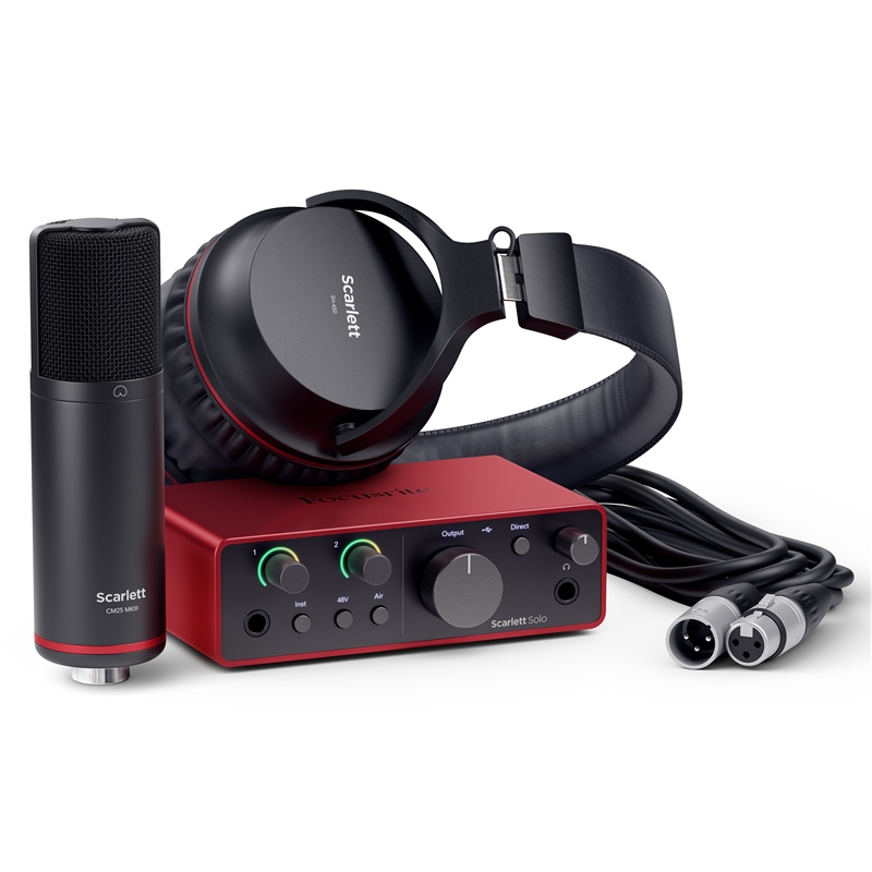 FOCUSRITE SCARLETT SOLO STUDIO PACK 4TH GEN - FOCUSRITE