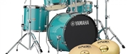 BATERIA YAMAHA RYDEEN RDP0F5 TURQUOISE GLITTER + PAISTE - YAMAHA