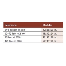 ESTOJO ACORDEÃO ORTOLA 120 BX REF-8080 - ORTOLA