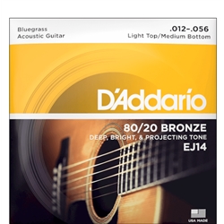 JOGO CORDAS D ADDARIO EJ-14 - 915110993