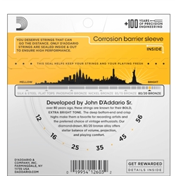 JOGO CORDAS D ADDARIO EJ-14 - D´ADDARIO