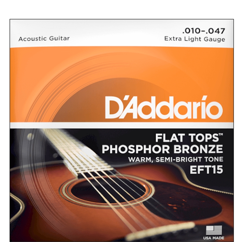 JOGO CORDAS D ADDARIO EFT-15 - D´ADDARIO