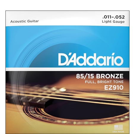 JOGO CORDAS D ADDARIO EZ-910 - D´ADDARIO