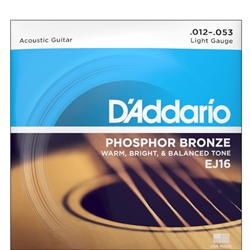 JOGO CORDAS D ADDARIO EJ-16 - 915106853