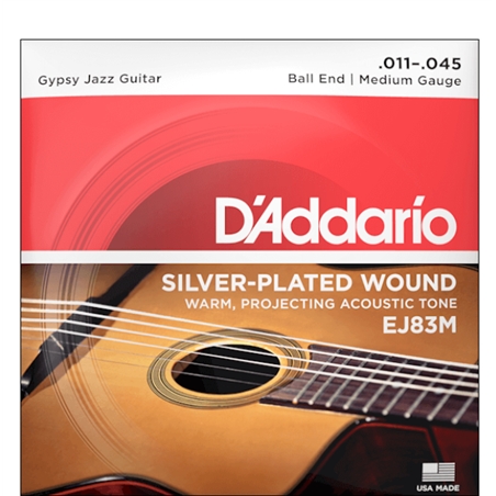 JOGO CORDAS D ADDARIO EJ-83M - D´ADDARIO