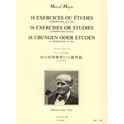 LIVRO FLAUTA MOYSE 18 EXERC OU ETUD BERBIGUIER - 800000574