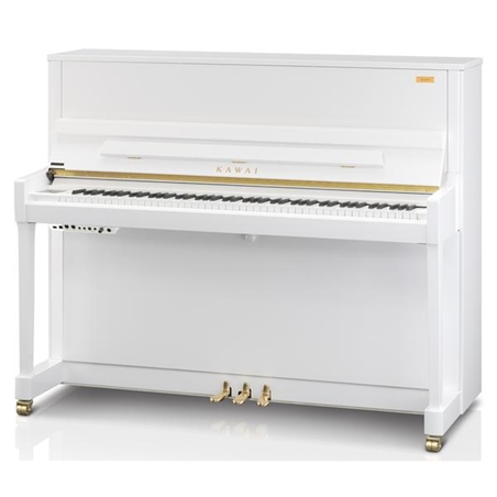 PIANO KAWAI K-300 AURES 2 WH/P - 122CM BRANCO POLIDO - KAWAI