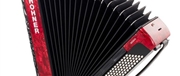 ACORDEÃO HOHNER BRAVO III 96 BX VERMELHO SILENTKEY - HOHNER