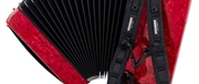ACORDEÃO HOHNER BRAVO III 96 BX VERMELHO SILENTKEY - HOHNER