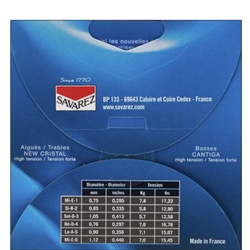 JOGO CORDAS SAVAREZ 510CJ NEW CRISTAL CANTIGA - SAVAREZ