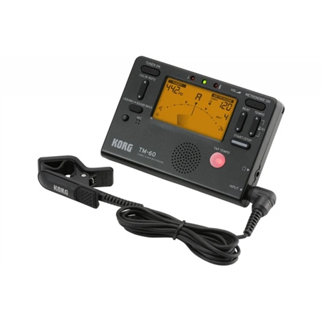 AFINADOR E METRONOMO KORG TM-60C-BK - KORG