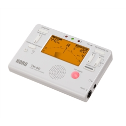 AFINADOR E METRONOMO KORG TM-60C-WH - KORG
