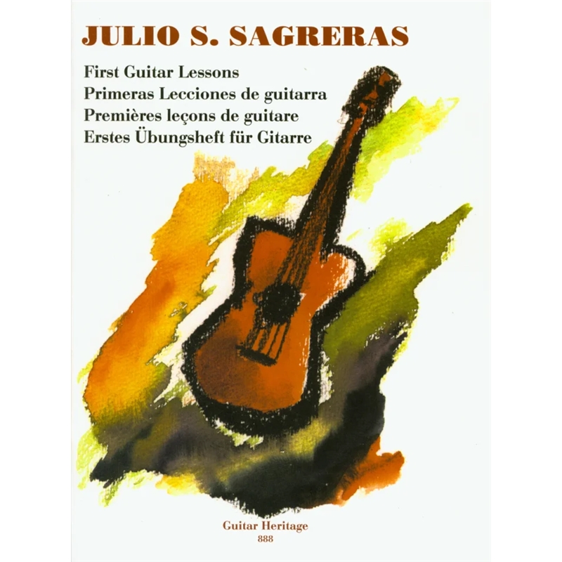 LIVRO FIRST GUITAR LESSONS - JULIO S. SAGRERAS CM57488 - DIVERSOS