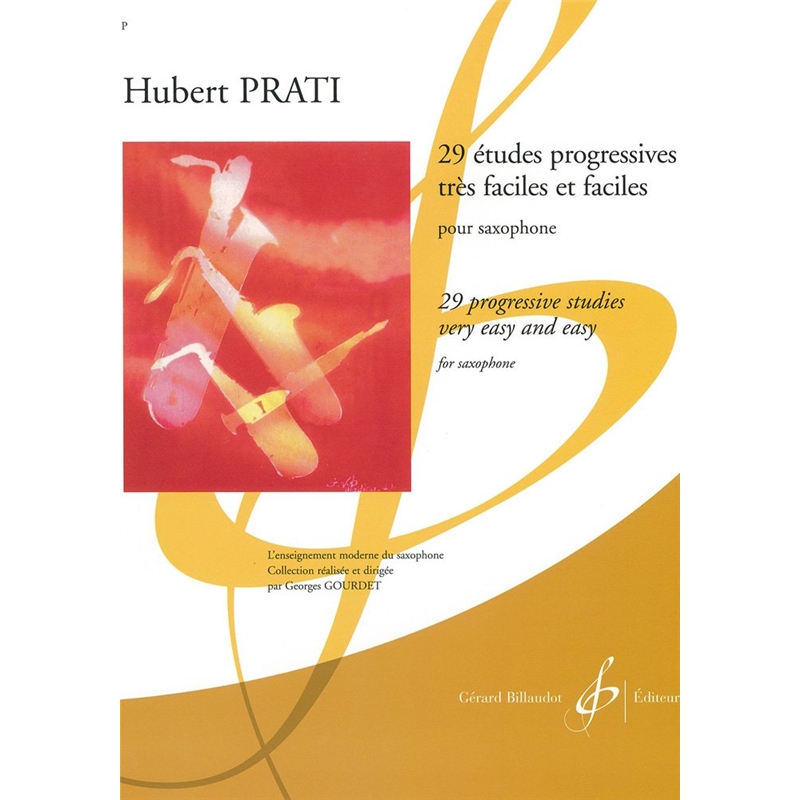 LIVRO 29 ETUDES PROGRESSIVES TRES FACILES SAXOFONE H PRATI - DIVERSOS