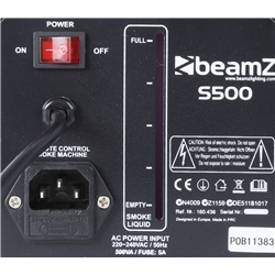 MAQUINA DE FUMO BEAMZ S500 - BEAMZ