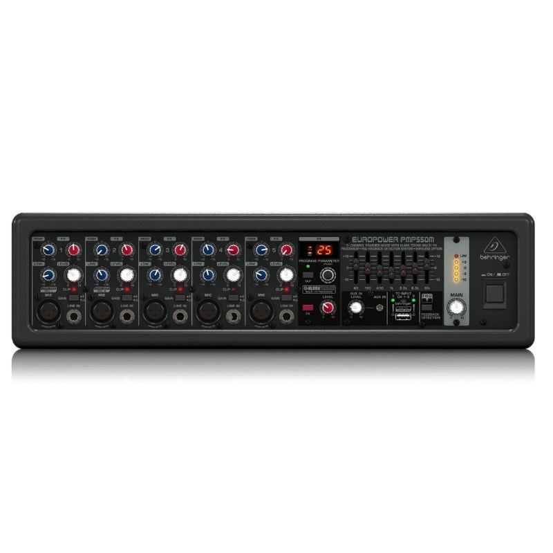 MESA MISTURA AMPLIFICADA BEHRINGER PMP-550M - BEHRINGER