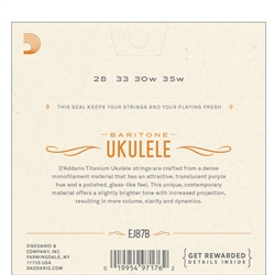 JOGO CORDAS UKULELE D ADDARIO EJ87B - D´ADDARIO