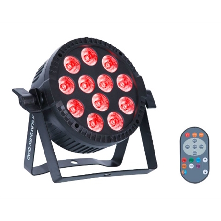 PROJECTOR POWER LIGHTING PAR SLIM LED 12X6W QUAD RGBW - POWER LIGHTING