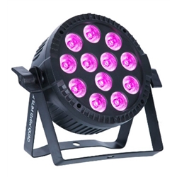 PROJECTOR POWER LIGHTING PAR SLIM LED 12X6W QUAD RGBW - POWER LIGHTING